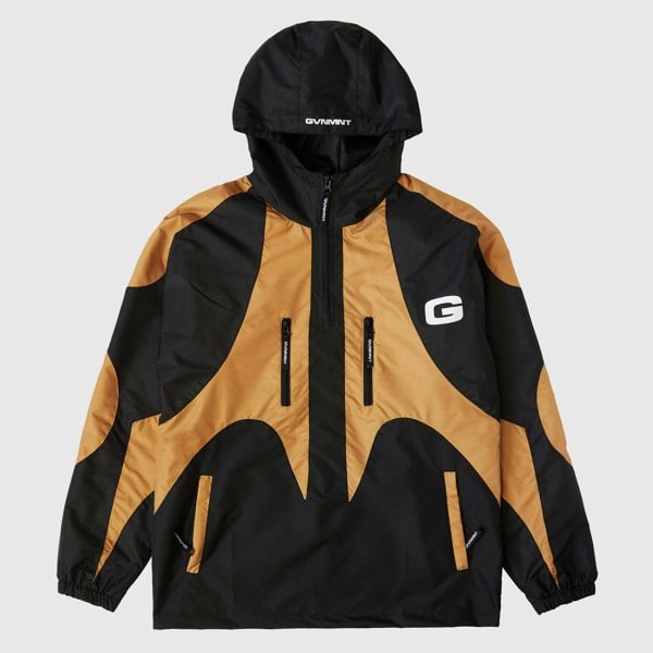 GVNMNT Clothing Co Forum Hooded Jacket - Black / Bronze