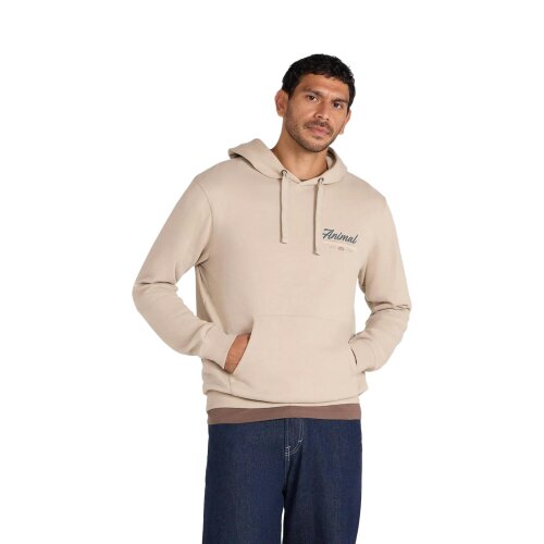 Mountain Warehouse Mens River Organic Hoodie - Dark Beige