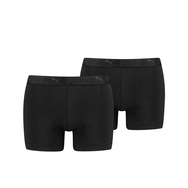 Puma Mens Active Boxer Shorts (Pack of 2) - Black - 