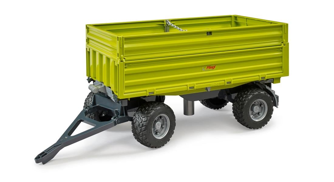Bruder Fliegl Three way tipp. trailer with removable top Detailed Vehicle & Playset Model