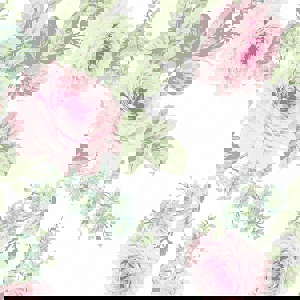 Shabby Chic Rachel Ashwell Royal Bouquet Wallpaper | Pink