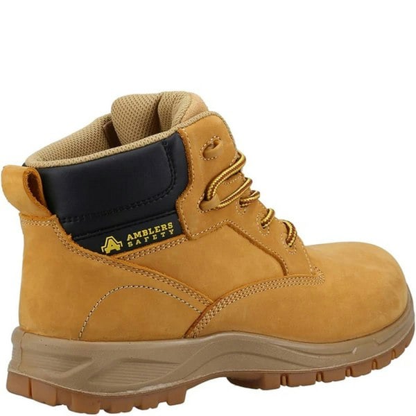 Amblers Womens/Ladies 605C Kira Leather Safety Boots - Honey