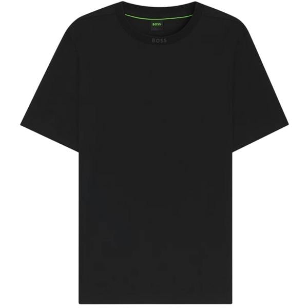 Boss Mens Crew Neck Regular T-Shirt - Black - 