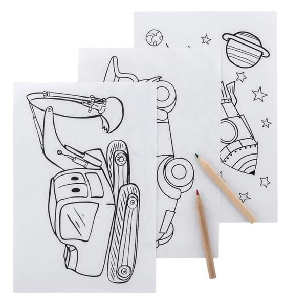 MidOcean Folder2 Go Colouring Set - Beige - 