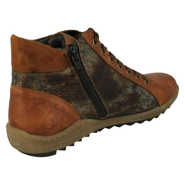 Remonte Ladies Remonte Lace Up Detailed Remonte-Tex Ankle Boots R1480