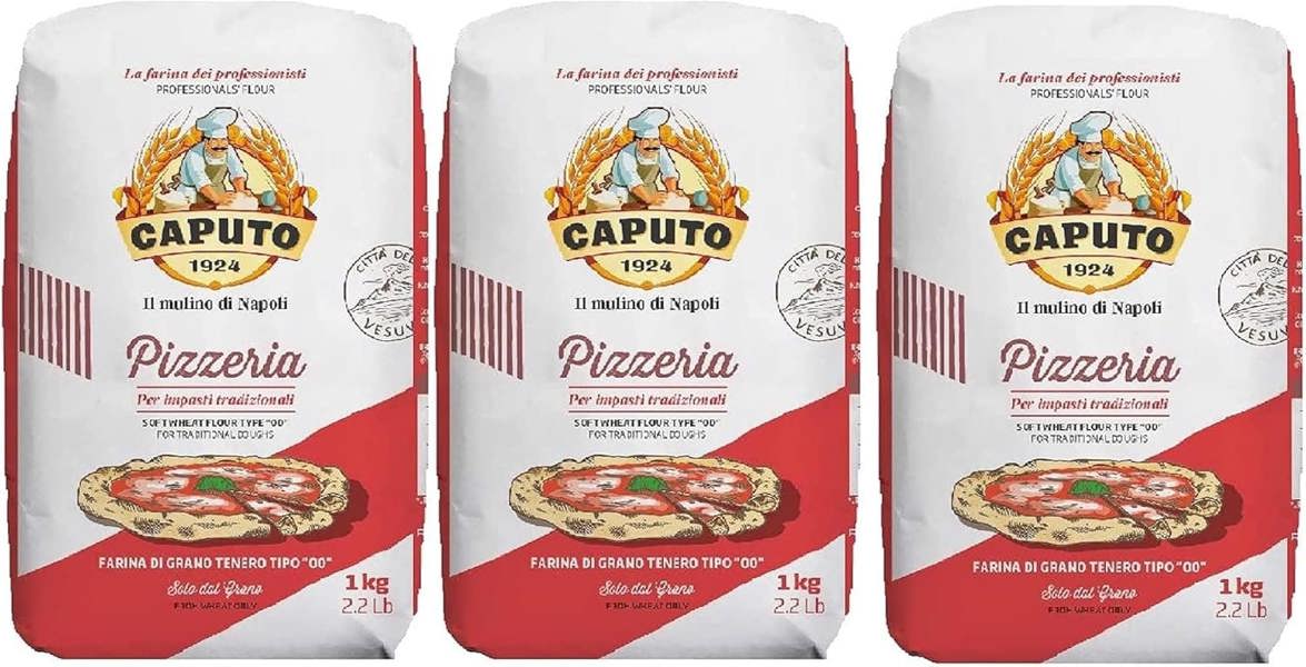Sourdough By The Sea Farina Molino Caputo Pizzeria by Pizza Napoli Pizza Flour Pizza Flour 1kg - Pack of 3