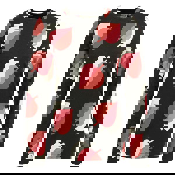 Regatta Womens/Ladies Orla Kiely Leaf Print Winter T-Shirt - Shadow Elm Pink - 