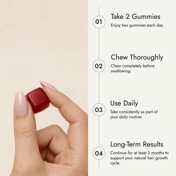 Rosemary hair oil company, vitagrow gummies, strawberry flavour, UK, hair growth, vegan, biotin, pumpkin seed extract, black seed extract, halal, AnaGain, pea sprout extract, thick hair, volume, vitamins, sugar free, how to use