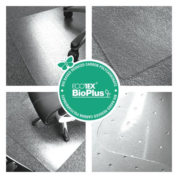 Floortex Ecotex® BioPlus Rectangular Polycarbonate Chair Mat
