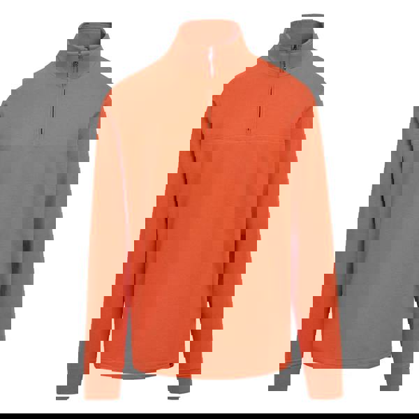 Regatta Mens Agilno Half Zip Fleece Top - Rusty Orange - 