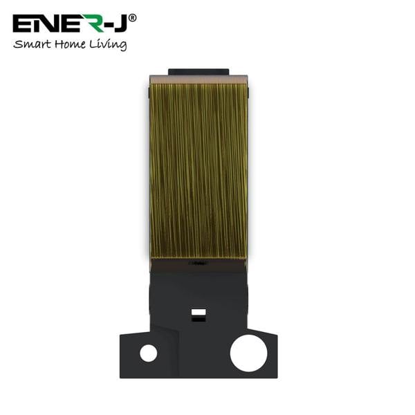 ENER-J 1G Grid Switch Compatible with Antique Brass Finish