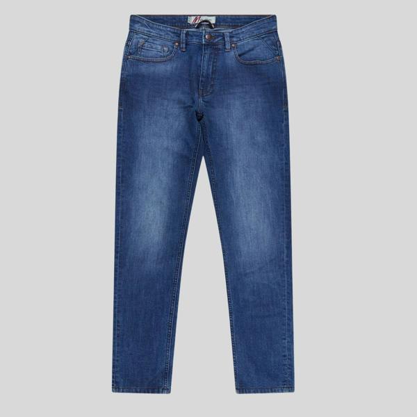 MISH MASH Lanzo Tapered Jean - Mid Wash