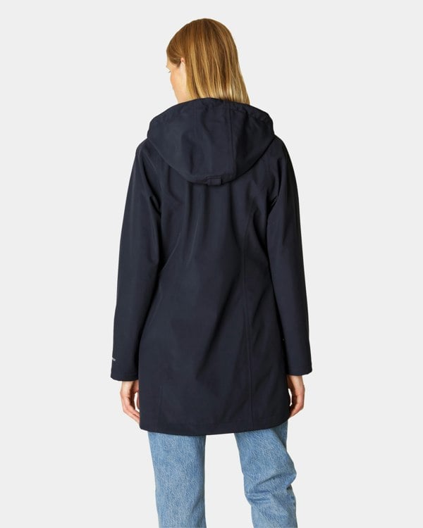 Ilse Jacobsen Daybreak Womens Softshell Raincoat - Dark Indigo 660