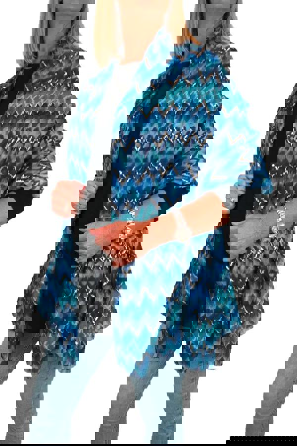 Paulo Due Golden Wave Pattern Fashion Scarf