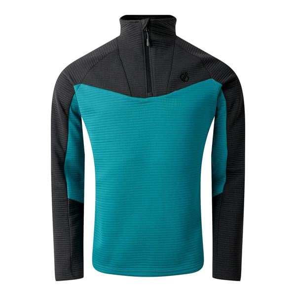 Dare 2B Mens Dignify IV Core Stretch Base Layer Top - Black/Bristol Blue