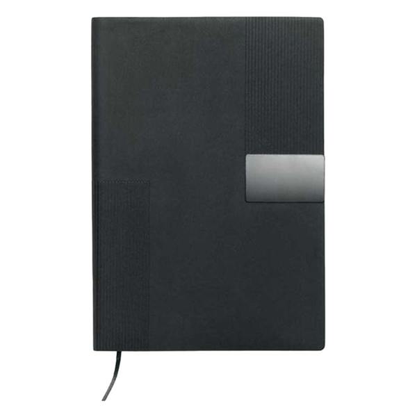 MidOcean Treze PU A5 Notebook - Black - 