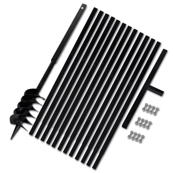 Berkfield Ground Drill with Handle 120 mm with Extension Tube 13 m Steel