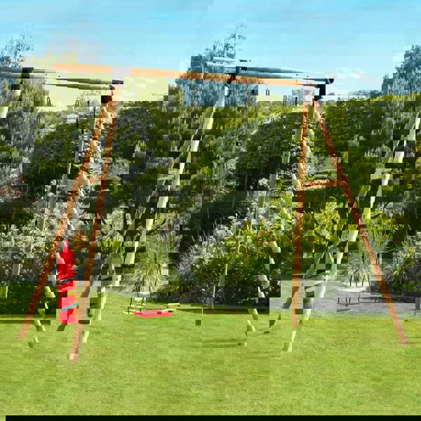 Soulet Galdar Wooden Garden Swing Set with Boxing Bag