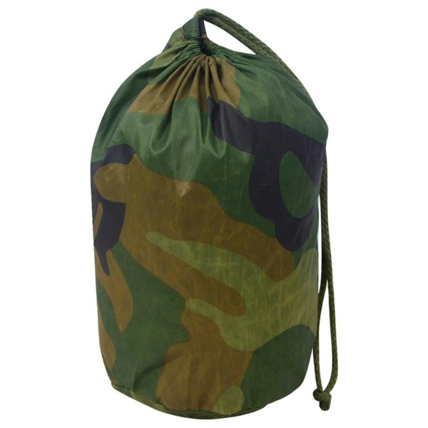 Berkfield Camouflage Net with Storage Bag 2x8 m Green