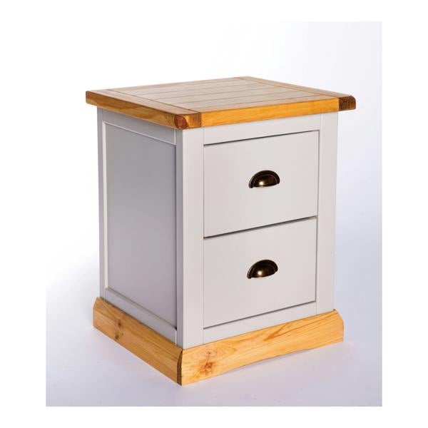 Cabinet Bits Bomporto 2 Drawer Bedside Table