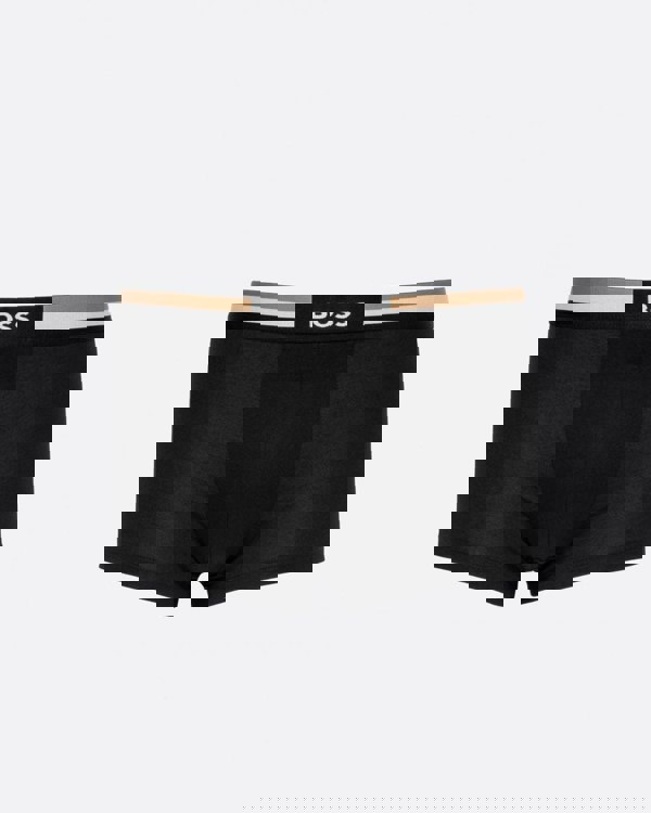 BOSS Orange BOSS Orange Motion Mens 3 Pack Cotton-Blend Trunks with Signature Waistbands 