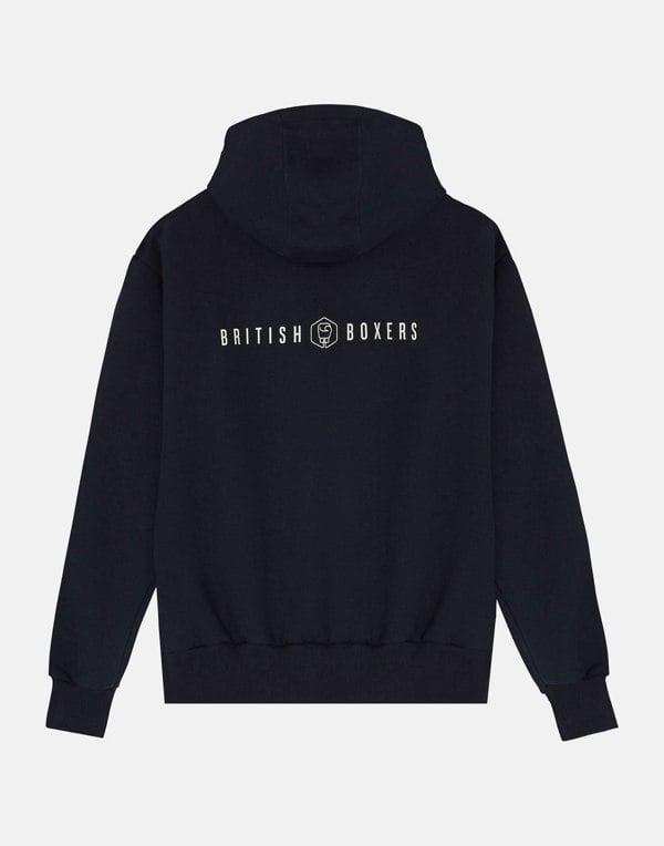 British Boxers Paul Mullin British Boxers Hoodie – Navy Sea