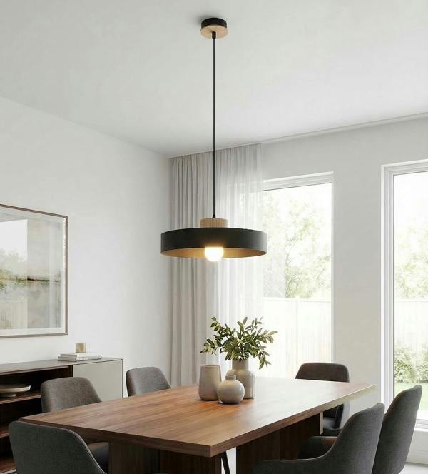 Emibig KIVI Lge Pendant Lamp 1 x E27 Black