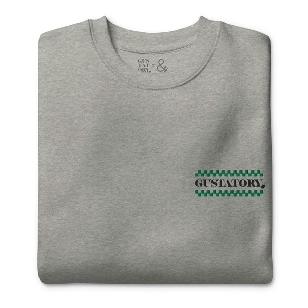 ANCHOR & CREW x GUSTATORY Have A Good Day Cotton Blend Embroidered Sweatshirt