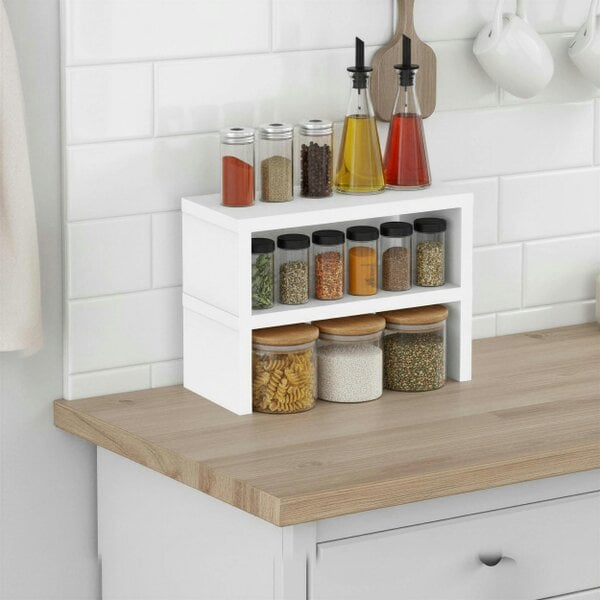 Decortie Dean 2-Tier Freestanding Worktop Shelf 60 x 20 x 50 cm