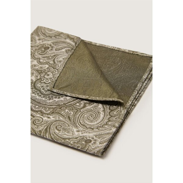Antique Rogue Paisley Wedding Pocket Square