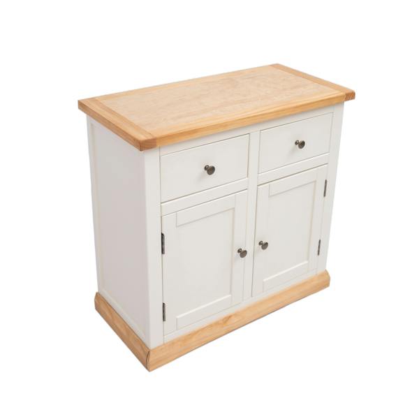 Cabinet Bits Trevi Off White 2 Drawer 2 Door Sideboard Brass Knob