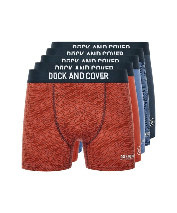 Duck and Cover Quenelly Boxers 5pk Assorted