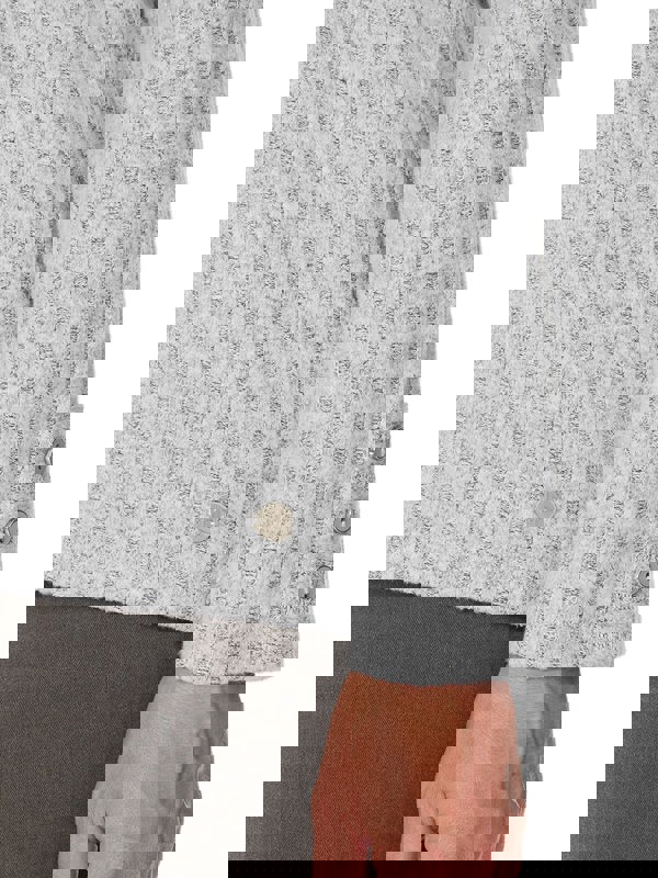 PennyPlain Cuff Detail Cowl Neck Top - Malt