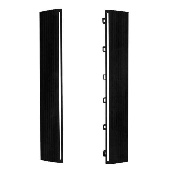 Monstershop Vented Garage Floor Tiles With Edges – 90 Black & 30 Blue