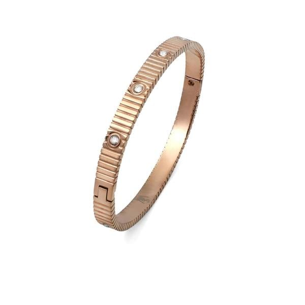 Say It With Love Bangle - Rose Gold
