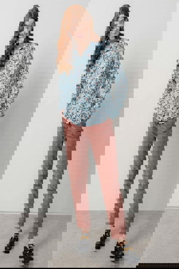 Lily & Me Brookend Stretch Cord Trouser Antique Rose