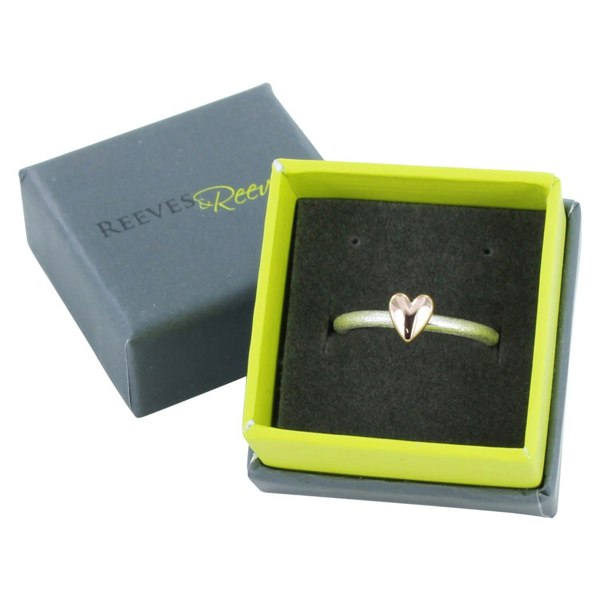 Devotion Heart Sterling Silver Ring - Reeves & Reeves