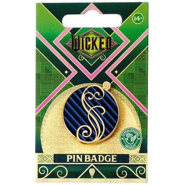 The Carat Shop Wicked Blue Shiz Logo Pin Badge