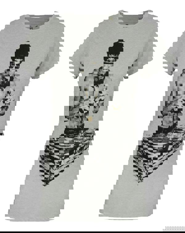 Bruce Lee Womens Grey Character Short Sleeved T-Shirt