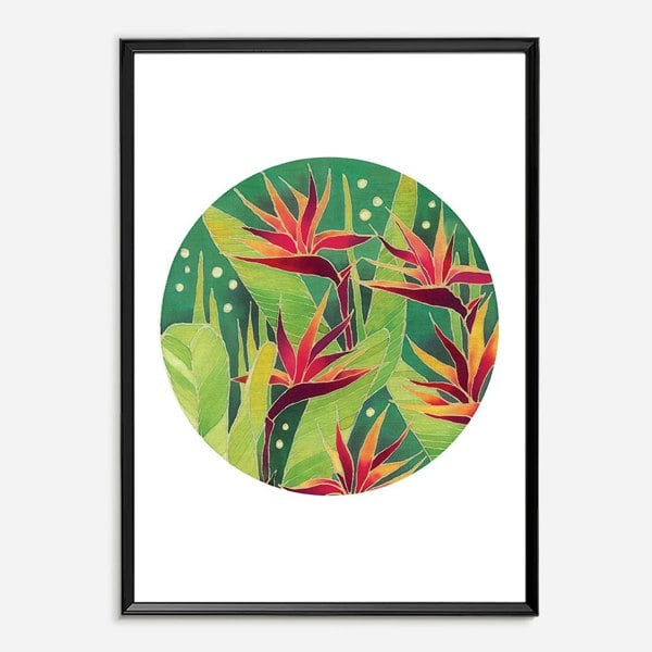 Batik Ying Bird of Paradise Print