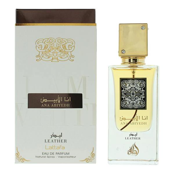 Lattafa Ana Abiyedh Leather Unisex Eau de Parfum 60ml Fragrance