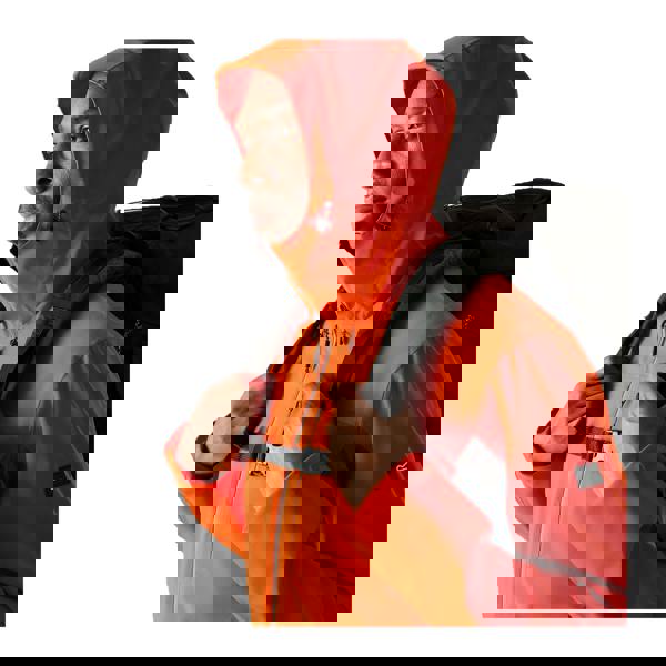 Regatta Mens Birchdale II Waterproof Jacket - Dark Storm/Rusty Orange - 