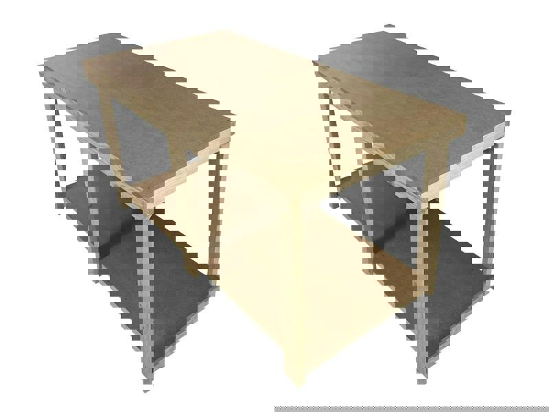 Arbor Garden Solutions Wooden Workbench MDF Top Depth-4ft