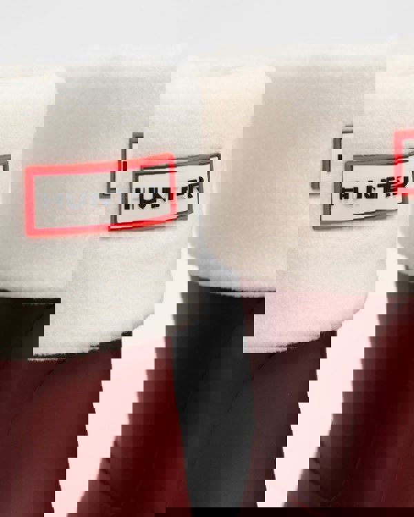 Hunter Fleece Short Boot Sock close up