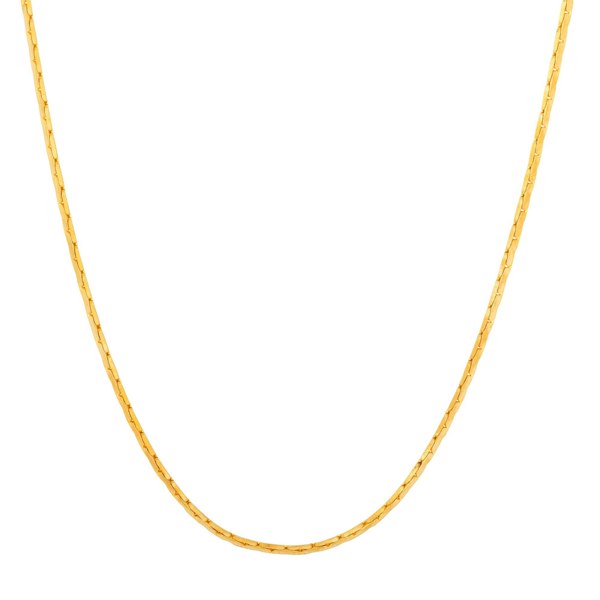 Gold Trip Vintage Box Link Necklace