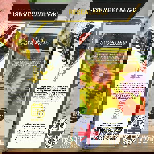 Bronte Heritage Multipurpose Granules 120g – 9-month slow-release fertiliser with NPK & magnesium. Ideal for pots, baskets & garden beds