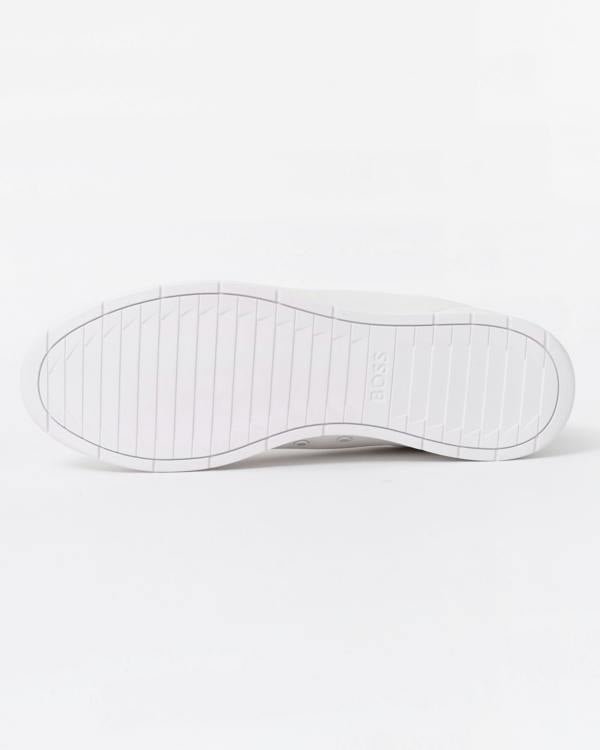 BOSS Orange Nitan Lowp pltd Mens Trainers - Natural 101