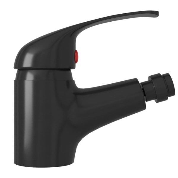 Berkfield Bathroom Bidet Mixer Tap Black 13x12 cm