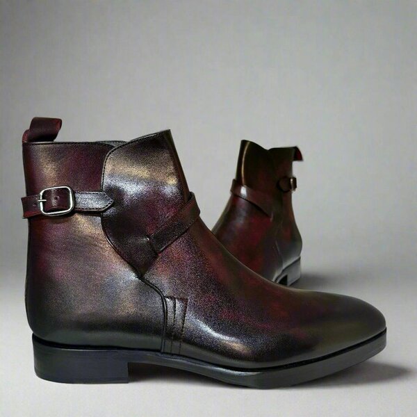 Claudio Lugli LEATHER HAND PAINTED BOOT - P - 01 - 6676