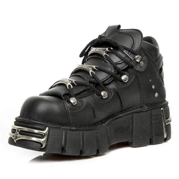New Rock Unisex Vegan Leather Gothic Boots- M-106-VS1